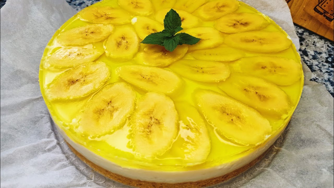 Tarta de plátanos 🍌 espectacular 😋😋😋#tarta #de #platanos 🍌🍌🍌