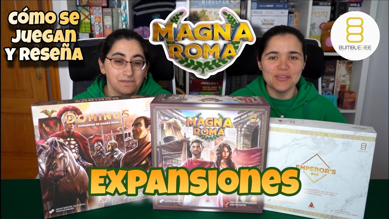 Magna Roma Expansiones. Reseña y cómo se juega a Dominus y Emperor's Box