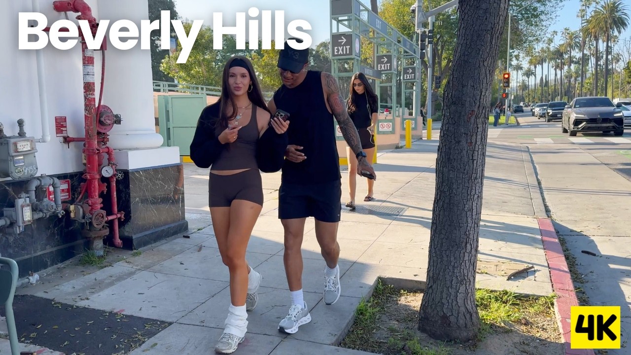 Beverly Hills Beauty & Street Style 🌴 Rodeo Drive Walk 4K