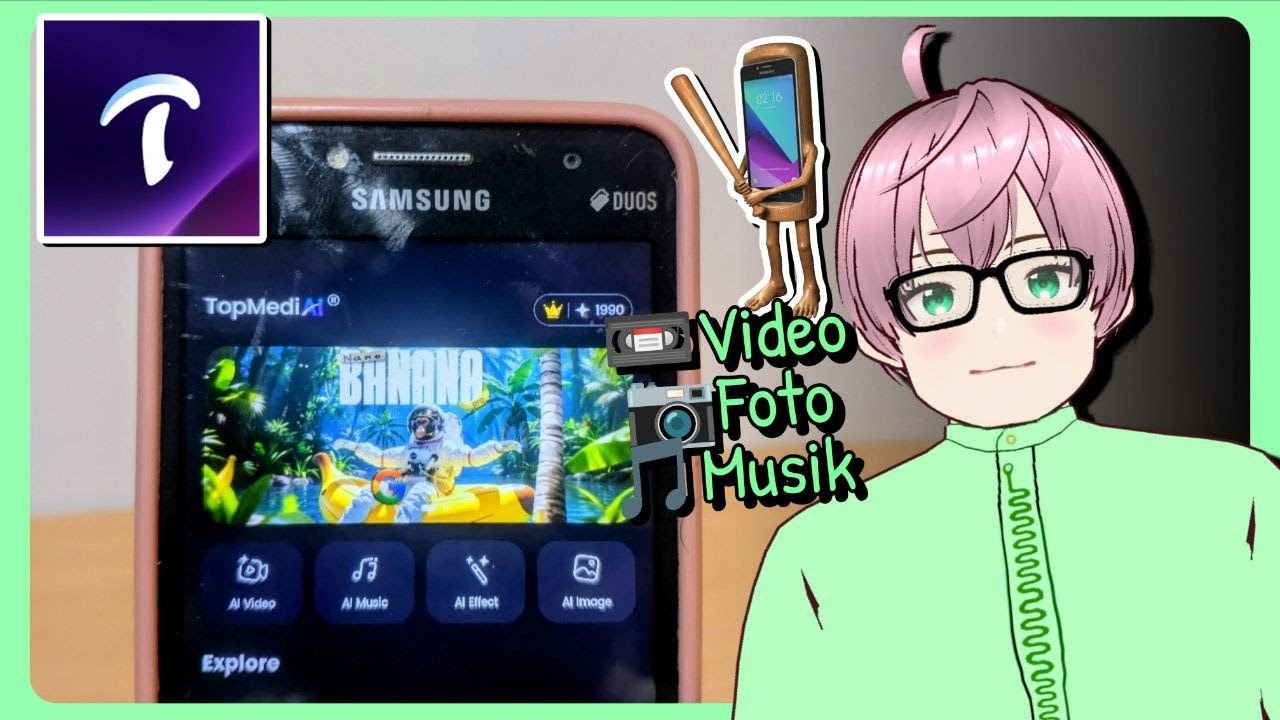 Aplikasi Android untuk bikin Video , Gambar dan Musik SLOP AI dengan mudah TopiMediAI #TopMediaiApp