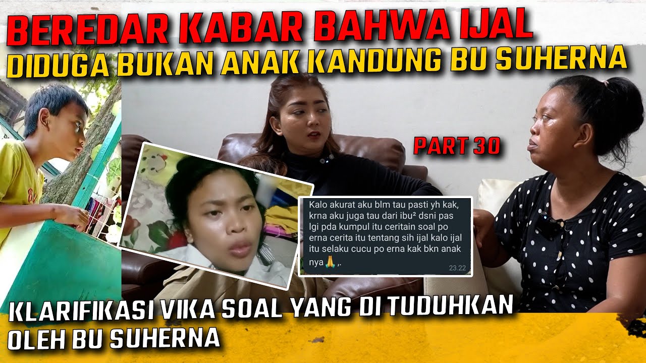 BEREDAR KABAR BAHWA IJAL DI DUGA BUKAN ANAK K4NDUNG BU SUHERNA?? BEGINI TANGGAPANNYA !!