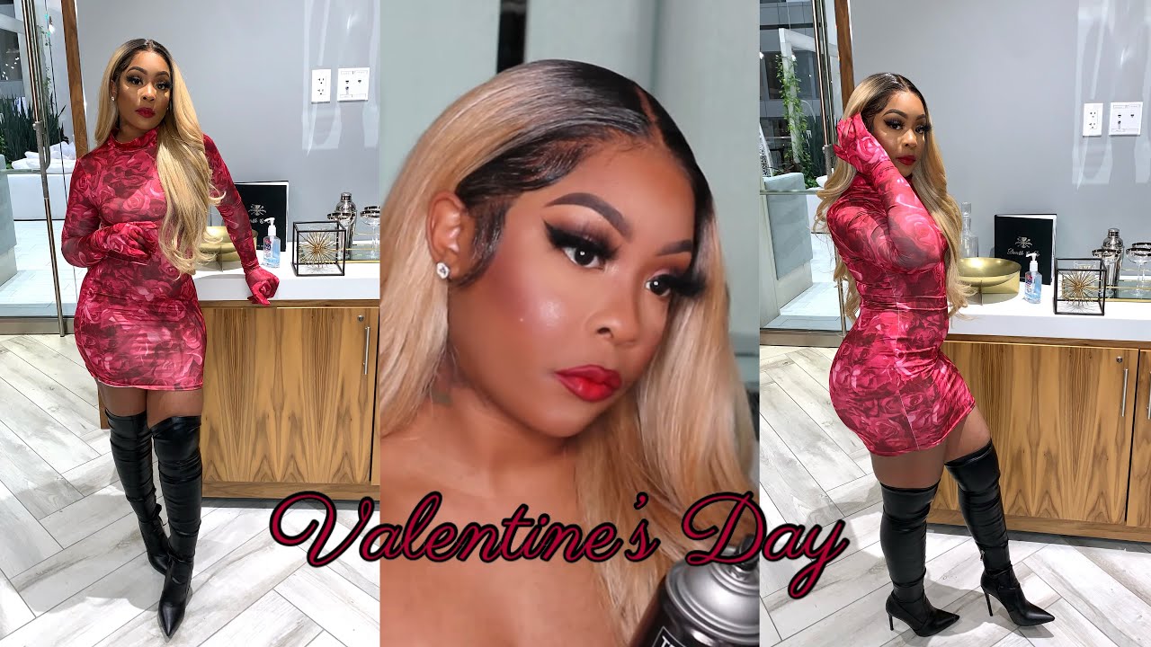 Get Ready With Me For Valentines Day❤️ | Makeup, Hair & Outfit
