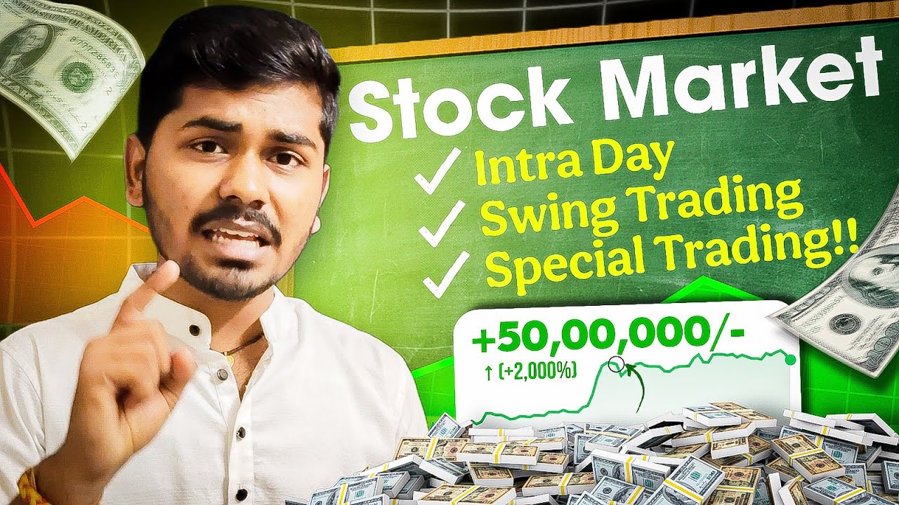 Stock Market Trading Explained | Intraday vs Swing vs Positional Trading for Beginners