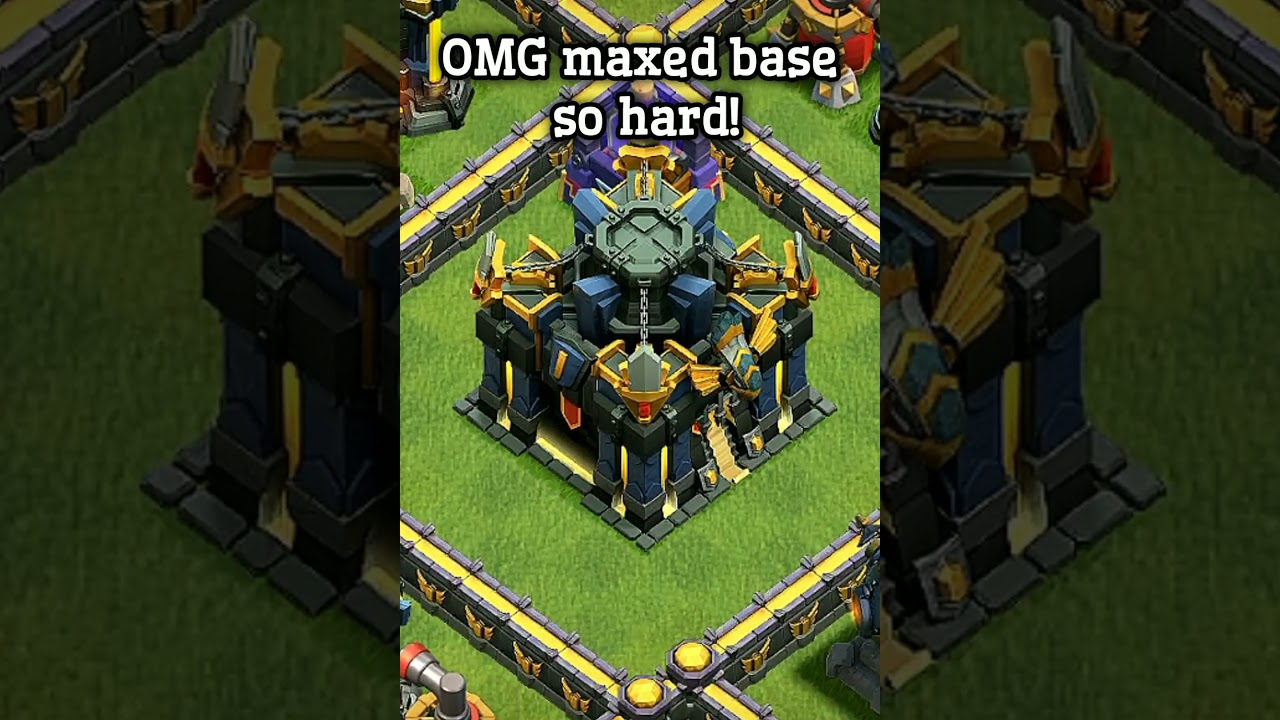 Maxed th17 base easy or hard? in COC | #shorts #clashofclans