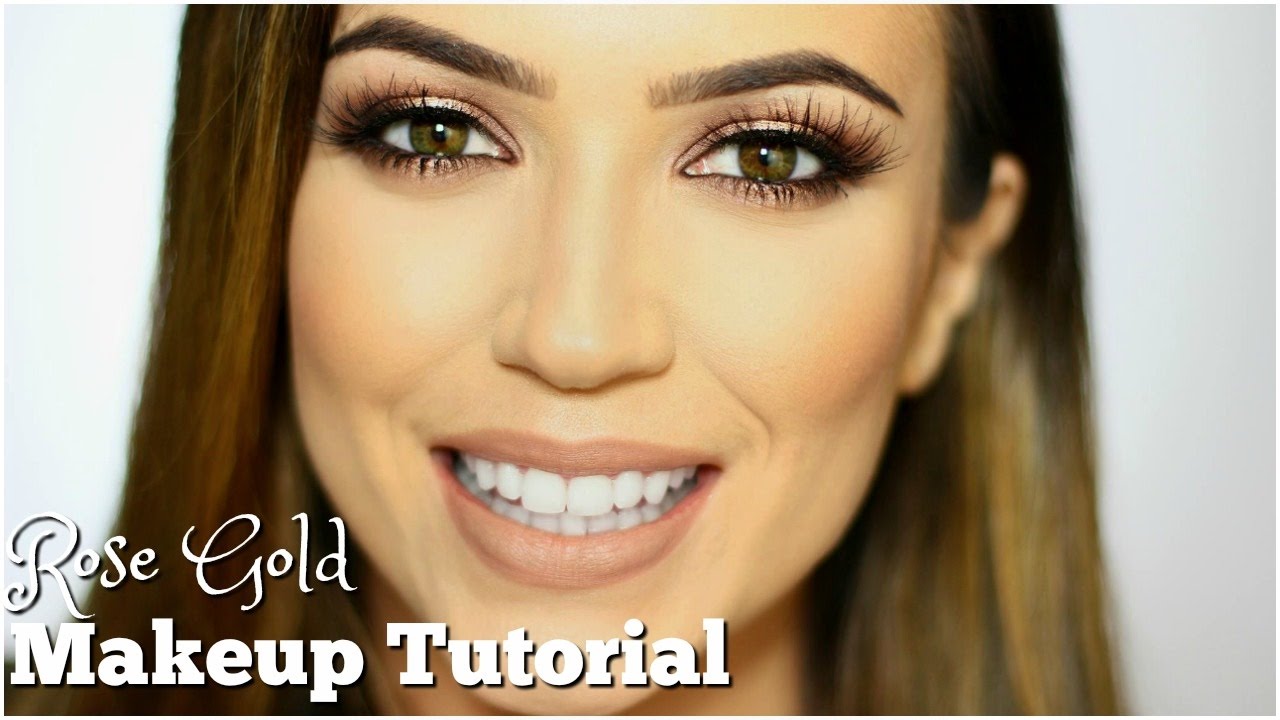 Rose Gold Full Face Makeup Tutorial | TheMakeupChair