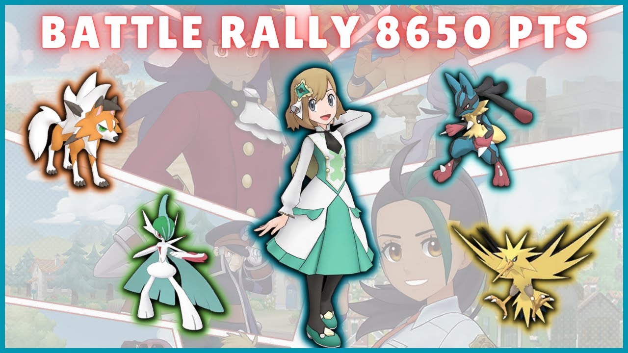 BEST MODE SO FAR! First Edition of Battle Rally (8650 Rally Points Run) | Pokemon Masters EX