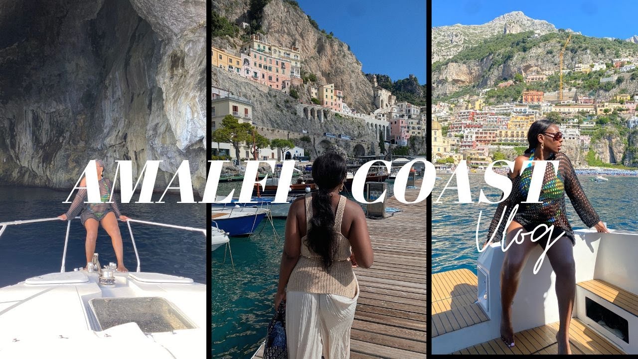 A Day In The Amalfi Coast | Private Boat Tour | Naples , Capri & Positano | Italy Travel Vlog 2023