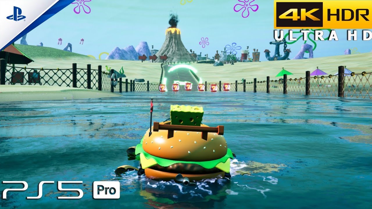 Sonic Racing: CrossWorlds (PS5 Pro) 4K 60FPS HDR Gameplay (SpongeBob)