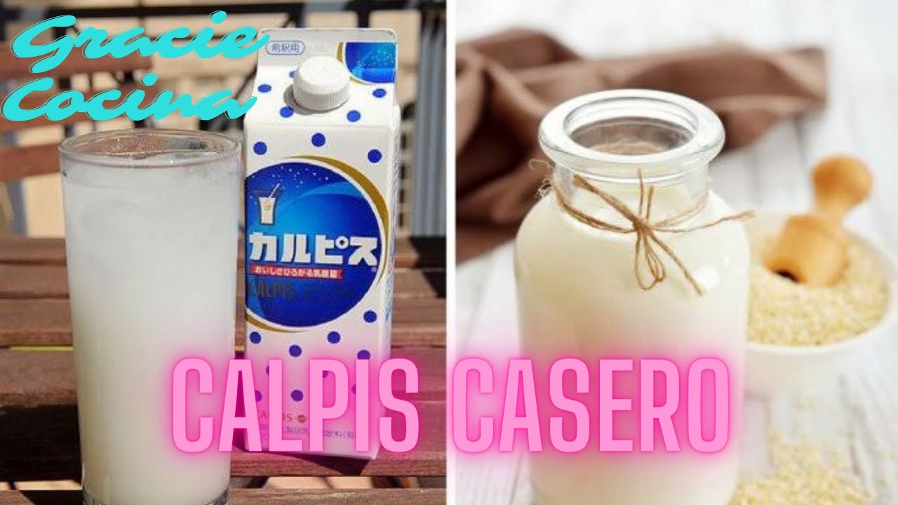 C&Oacute;MO PREPARAR CALPIS CASERO | Muy f&aacute;cil
