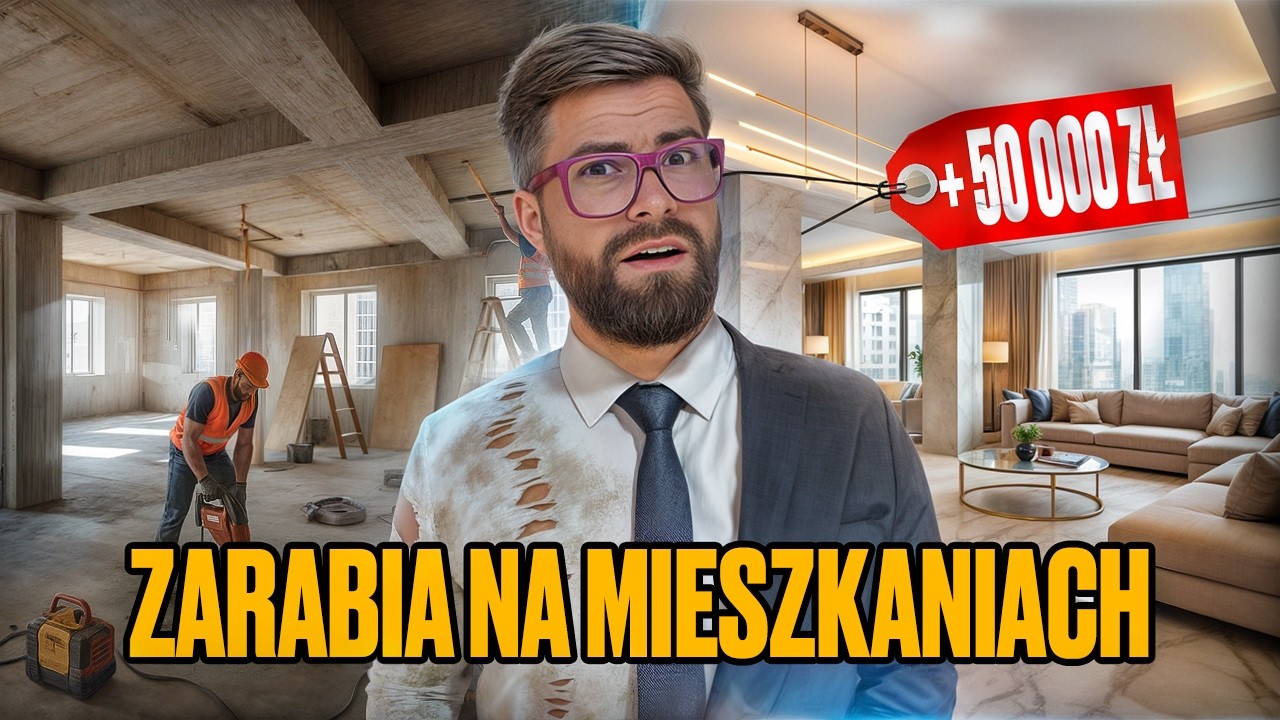 Wykańcza mieszkania pod klucz zarabiając na tym dziesiątki tysięcy. JAK ?! | DO ROBOTY