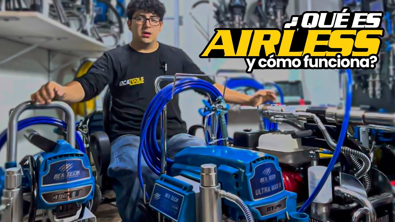 ¿Qué es AIRLESS y cómo funciona? | Máquina de pulverización sin aire | IncaTools