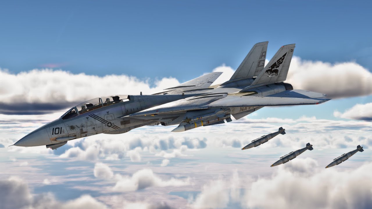 Air Strike F-14B Tomcat || Close Air Support in Ground Battle (War Thunder) 'Storm Warning'