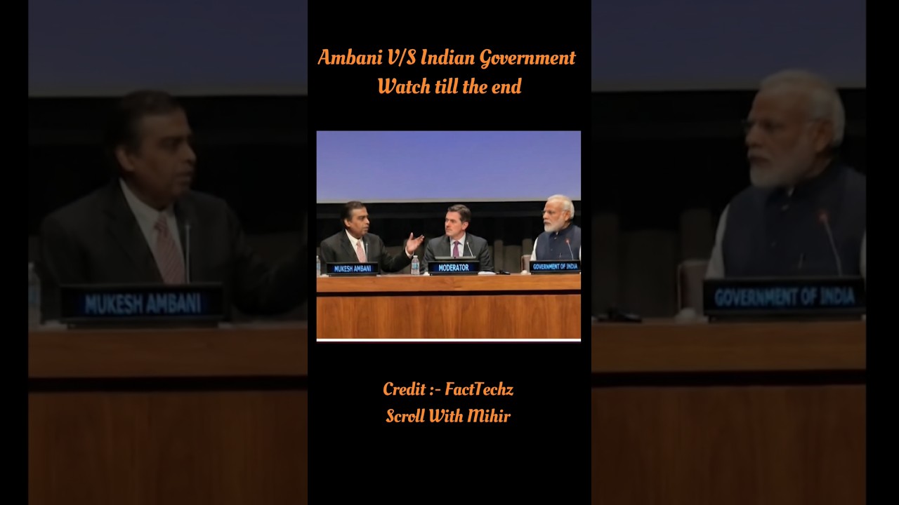 Ambani V/S Indian Government ! 