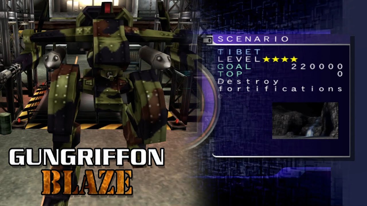 Gungriffon Blaze #9: Tibet (Advanced) - Hell Mode