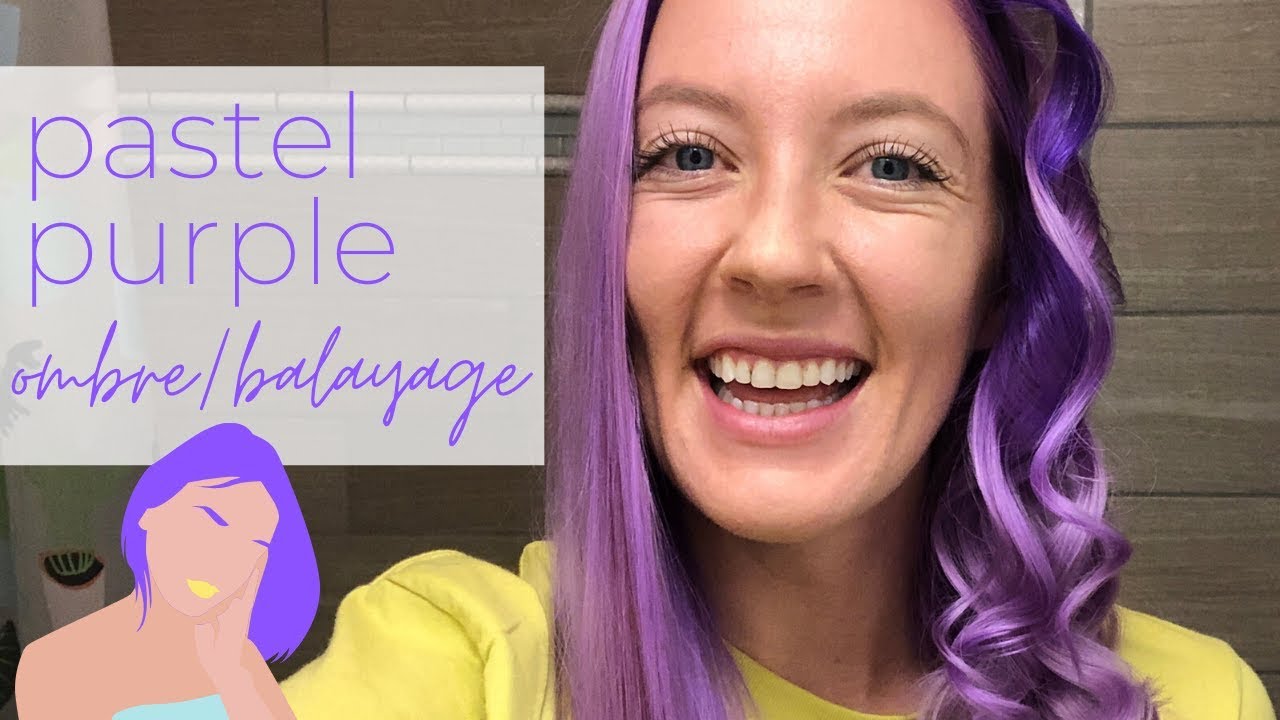 HOW I OMBRE/BALAYAGE MY HAIR PASTEL PURPLE using Arctic Fox Hair Color! 🦊💜