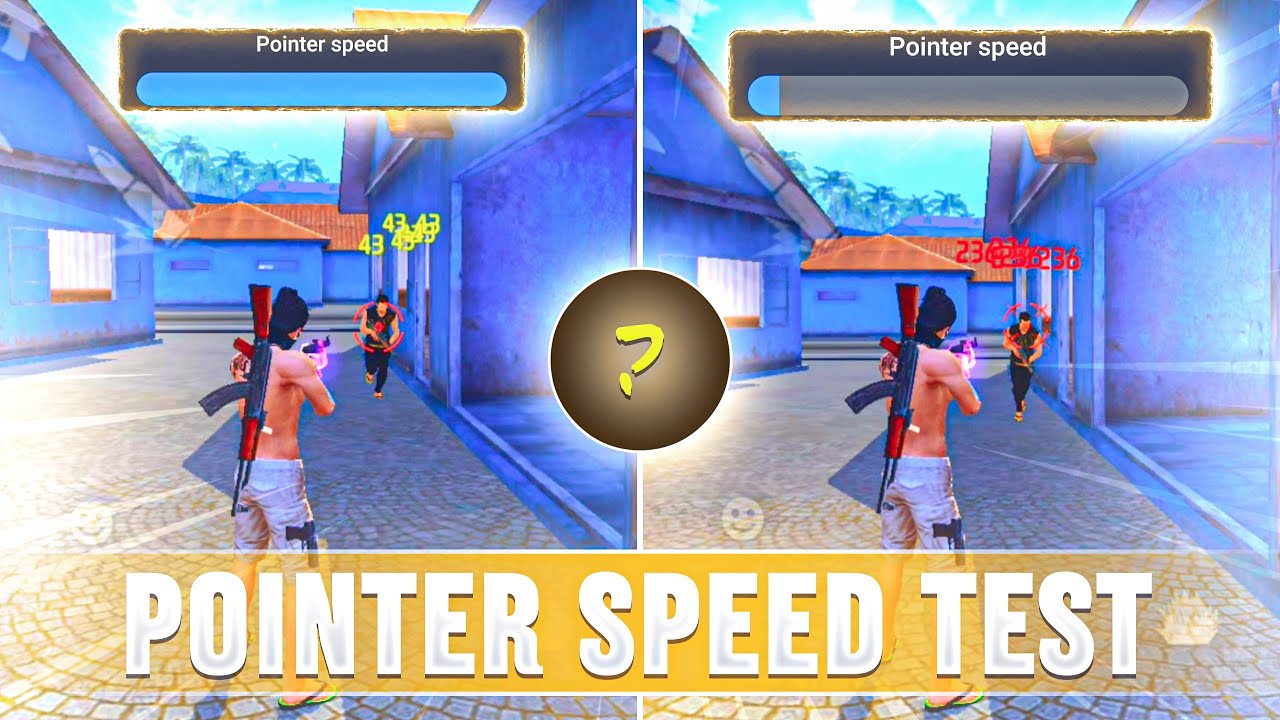Pointer Speed Test 🔥 Best Pointer Speed For Headshot !!