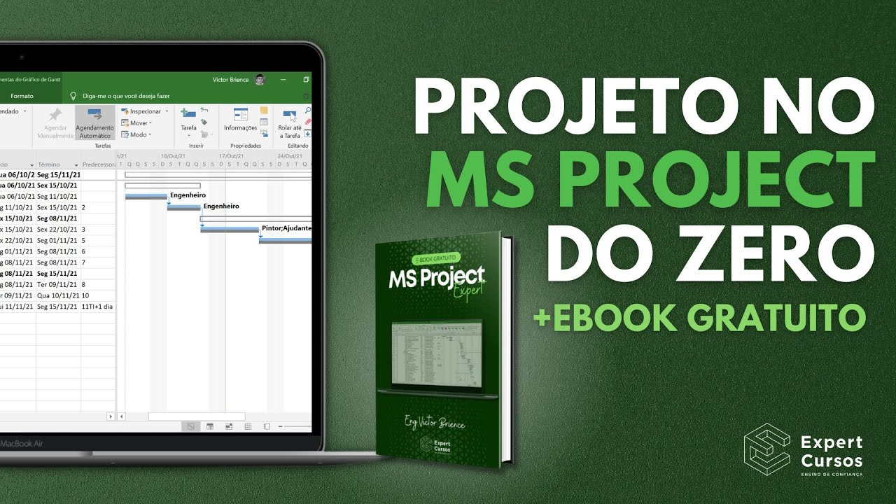 Como criar um projeto do zero no MS Project (+ Ebook Gratuito)