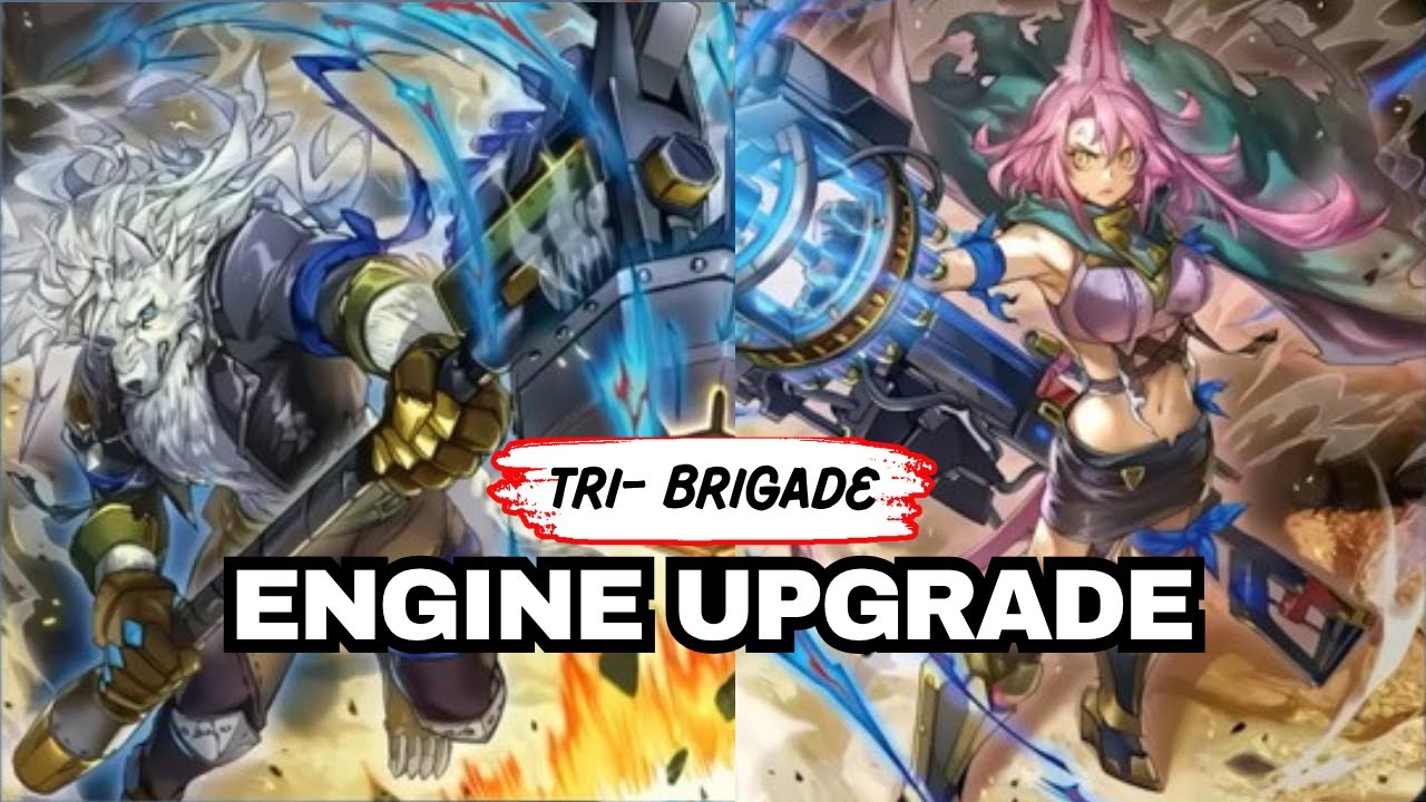 УЛУЧШЕНИЕ ДВИГАТЕЛЯ TRI-BRIGADE БРОСАЕТ МОЛОТ С НОВОЙ ПОДДЕРЖКОЙ!! #yugioh