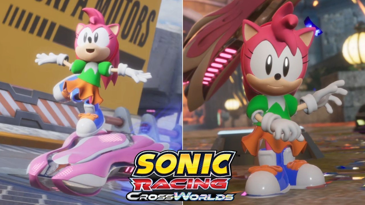 If Classic Amy Was In Sonic Racing: CrossWorlds