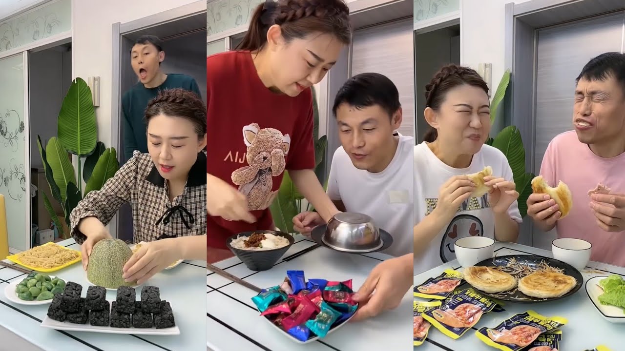 Trending 🔥 Funny Husband Wife Yummy Food Eating Challenge||Prank 😂🤫||Comedy 🤣🤣