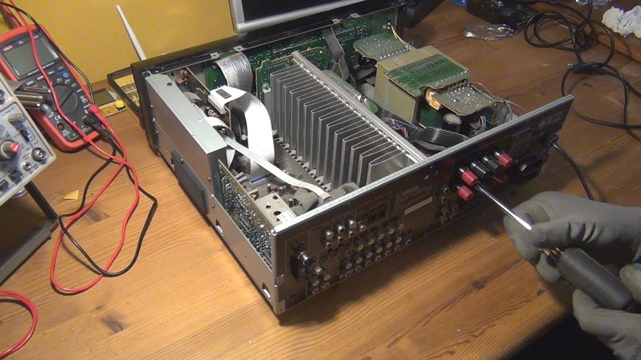 Yamaha AV Receiver Teardown, Troubleshooting and Salvage
