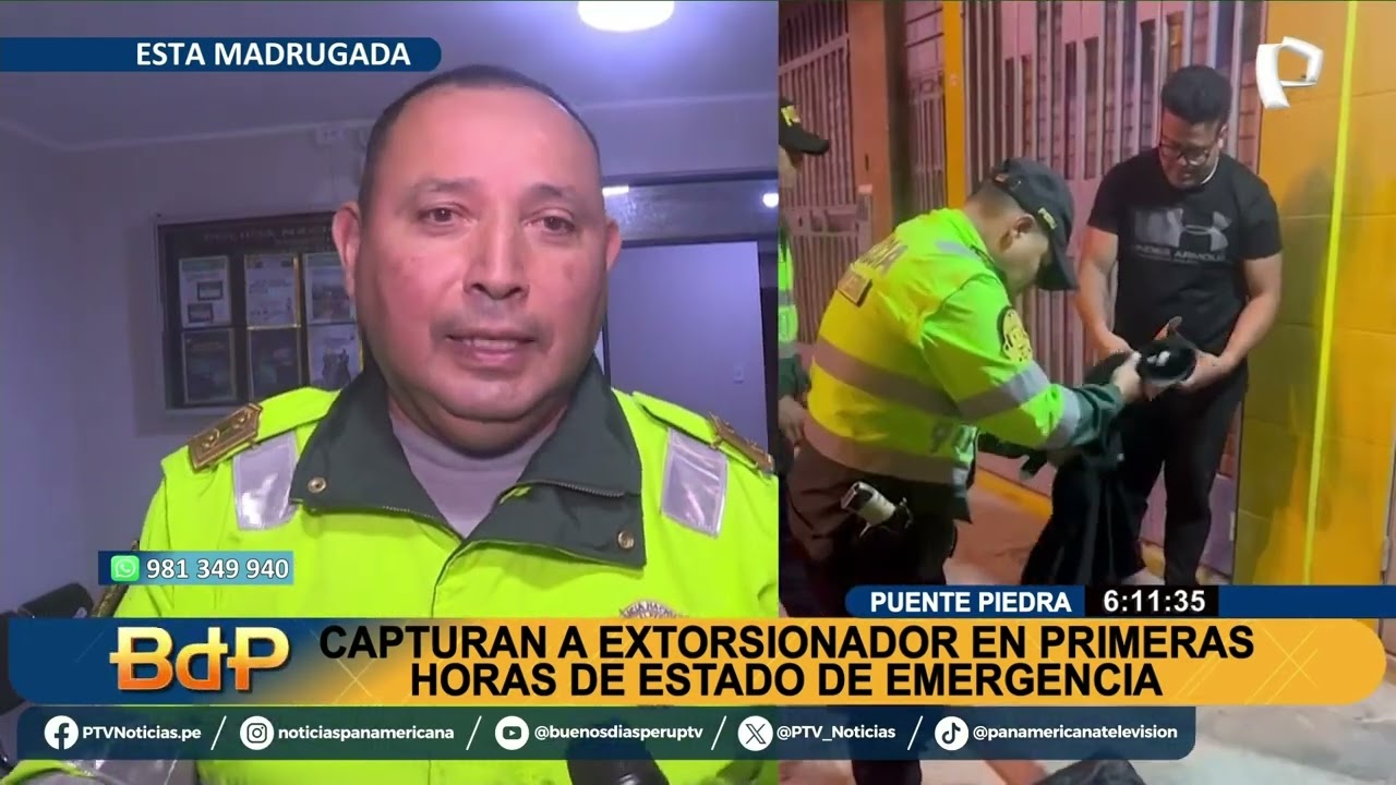 Puente Piedra: capturan a extorsionador y tres microcomercializadores de droga durante operativo