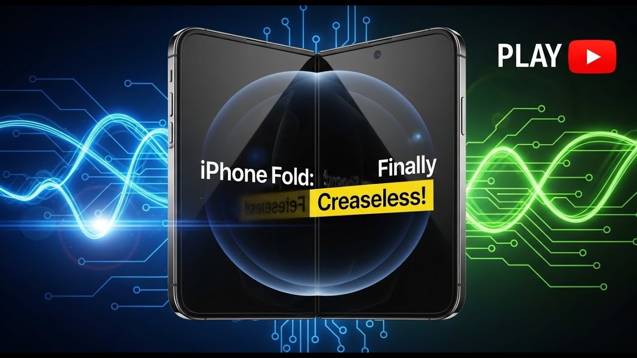 iPhone Fold is Finally Creaseless! The Liquid Metal Hinge & New Design REVEALED