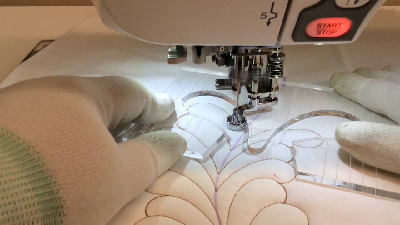 Quilting With Rulers: Feather Template