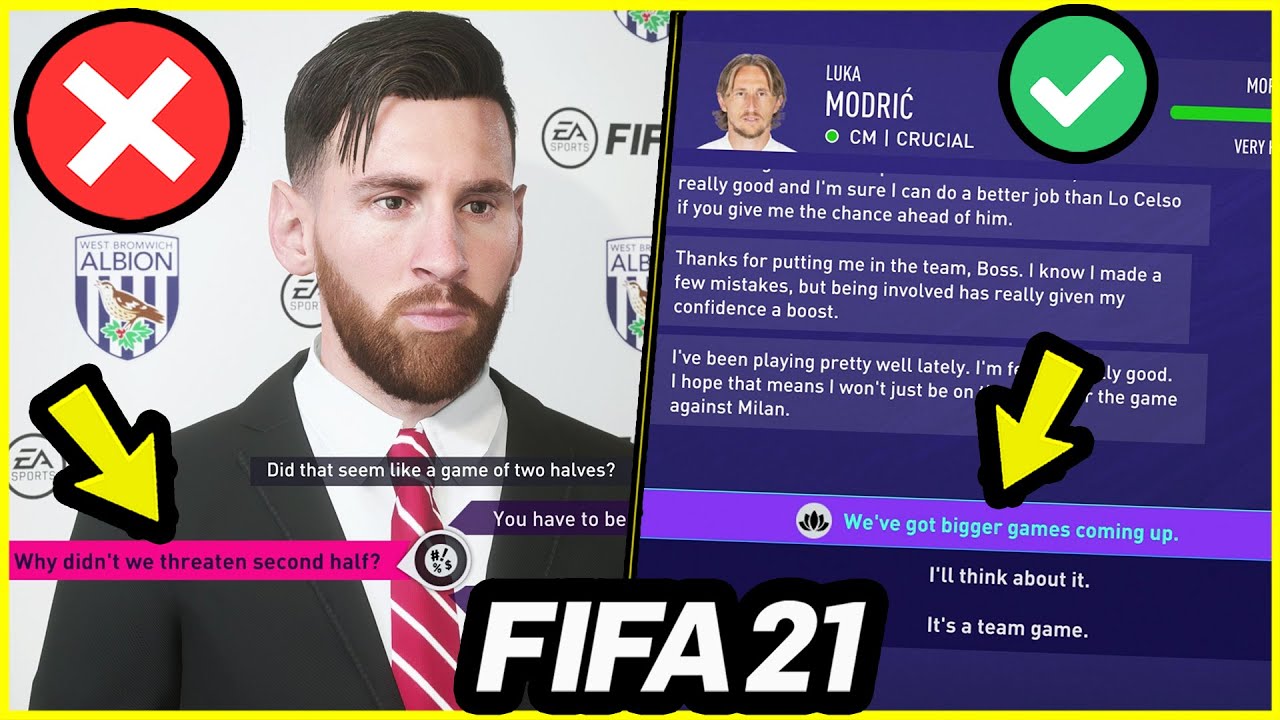 9 вещей, которые НЕ СЛЕДУЕТ ДЕЛАТЬ в режиме карьеры FIFA 21