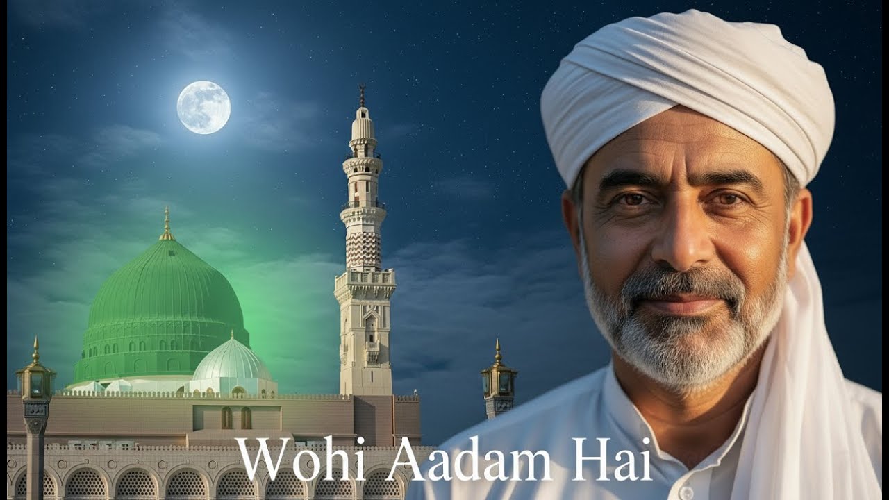 Wohi Aadam Hai | Heart Touching Islamic Lyrics | The Tale of Man and Mercy | Emotional Naat 2025