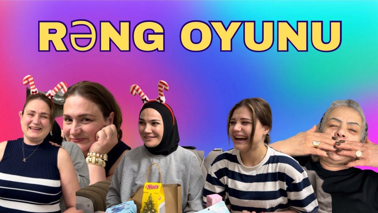 ANAM GİL GƏLDİ 😊RƏNG OYUNU OYNADIQ TACİR ALİSA ÜÇÜN MİNİ KONSERT VERDİ☺️😂