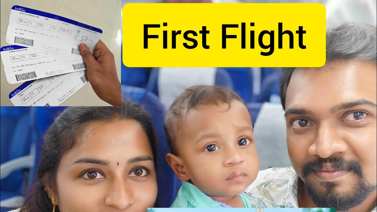 Yathra's First Flight ✈️ Domestic Flight Vlog from Chennai to Trichy ✈️🛩🛫🛬
