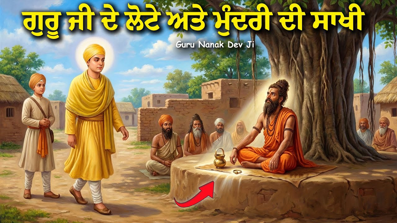 ਗੁਰੂ ਜੀ ਦੇ ਲੋਟੇ ਅਤੇ ਮੁੰਦਰੀ ਦੀ ਸਾਖੀ | Guru Nanak Dev Ji Katha | United Panjab
