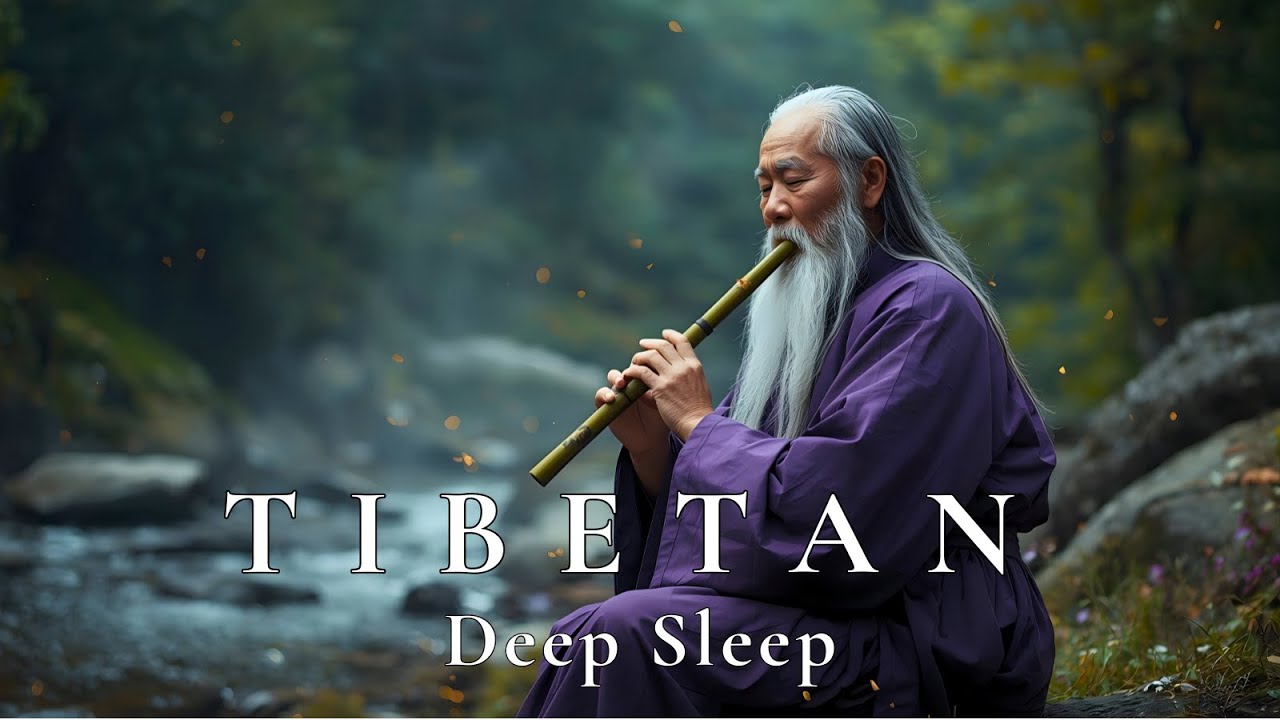 Tibetan Flute • Deep Sleep & Subconscious Healing | Eliminate Stress, Anxiety & Negative Energy