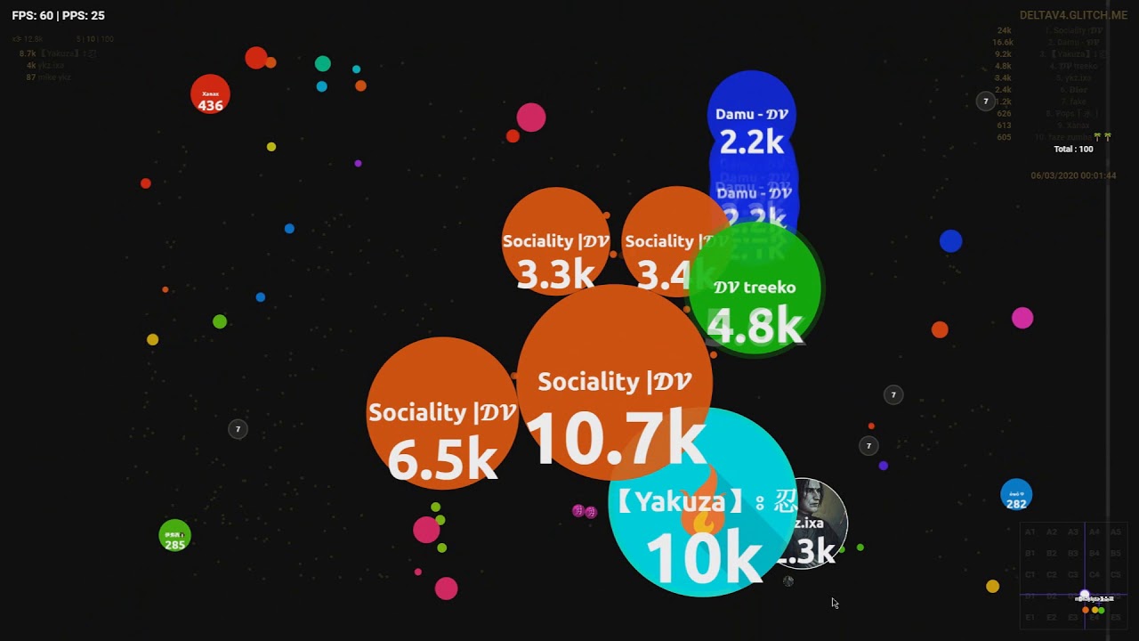 Agar.io | Yakuza vs Divinity | Clan War [6v6]