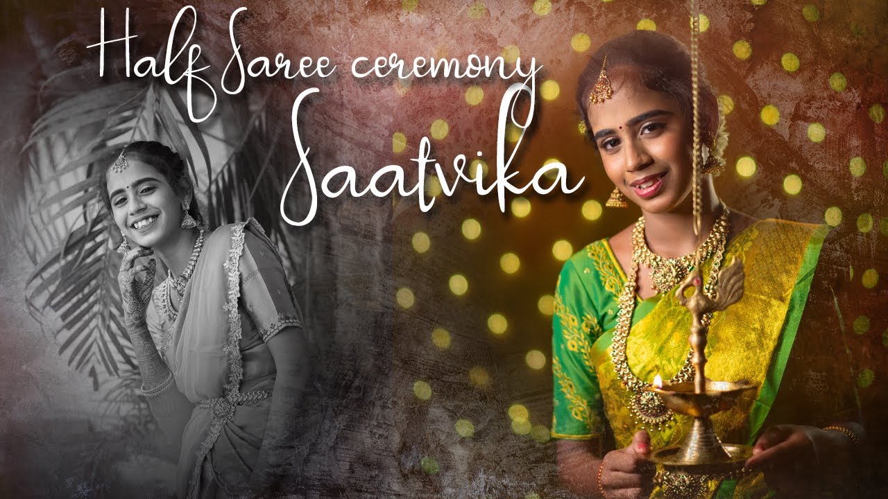 Saatvika's Half Saree Ceremony | Cinematic video | Trichy | Sundar.Photography | 2025