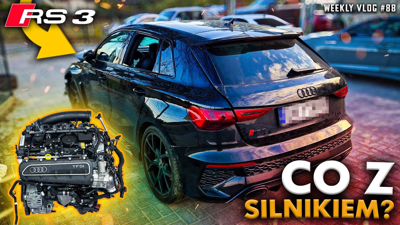 WEEKLY VLOG #88 CO Z SILNIKIEM I SKRZYNIA W RS3? NOWE KOLA SQ5 I ODPALENIE S5 UNDERCARRIAGE