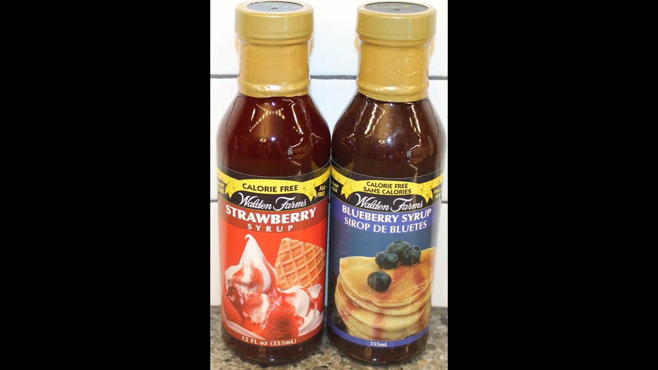 Walden Farms Syrup: Strawberry & Blueberry Review