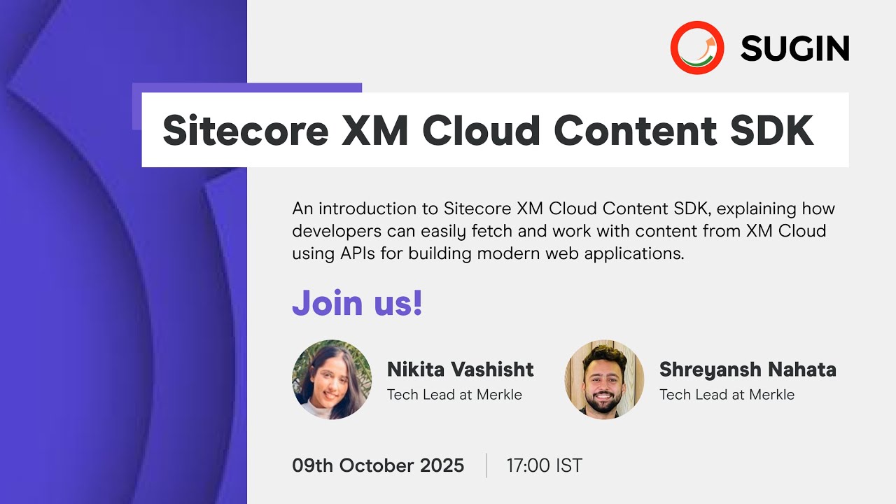 Sitecore XM Cloud Content SDK