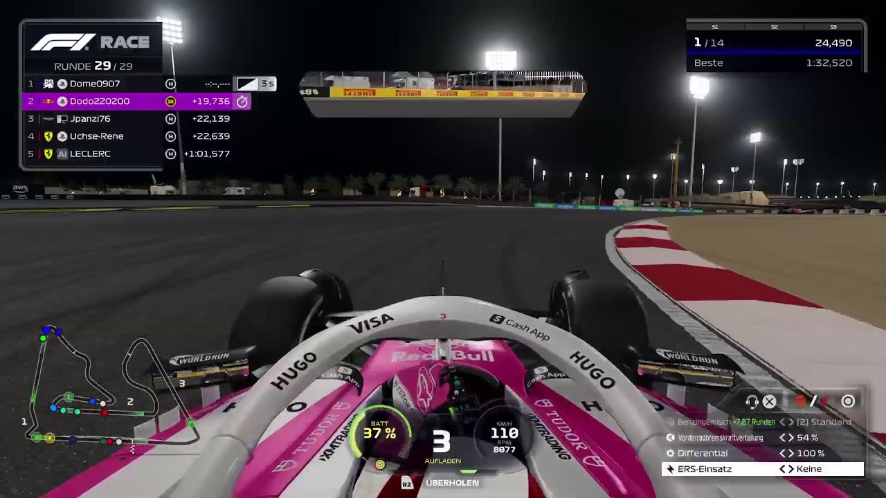 F1 25 Spaßliga Rennen 16 Bahrain