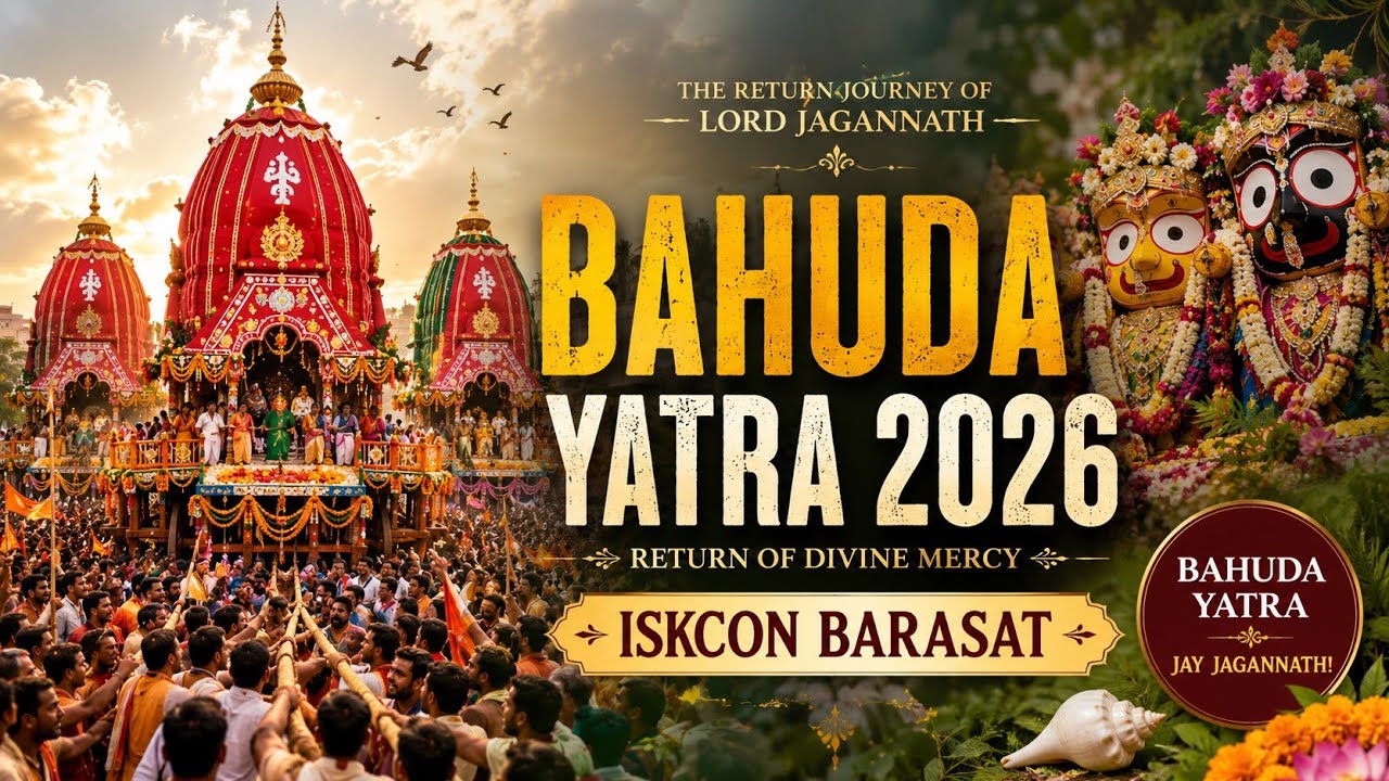 Bahuda Yatra 2026 | The Return Chariot Festival of Lord Jagannath | ISKCON Barasat
