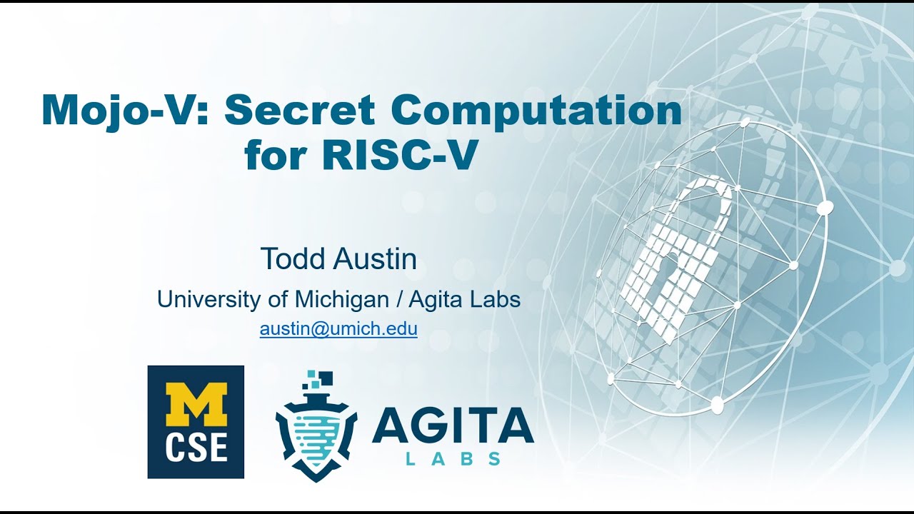 Mojo-V: Secret Computation for RISC-V