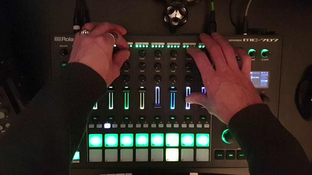roland mc-707 ambient / rslnt - even in