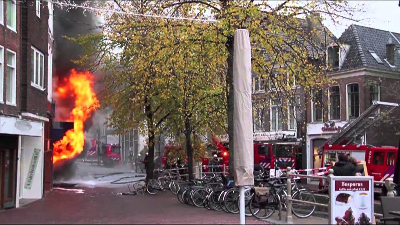 GPTV: Zeer grote brand in centrum Leeuwarden
