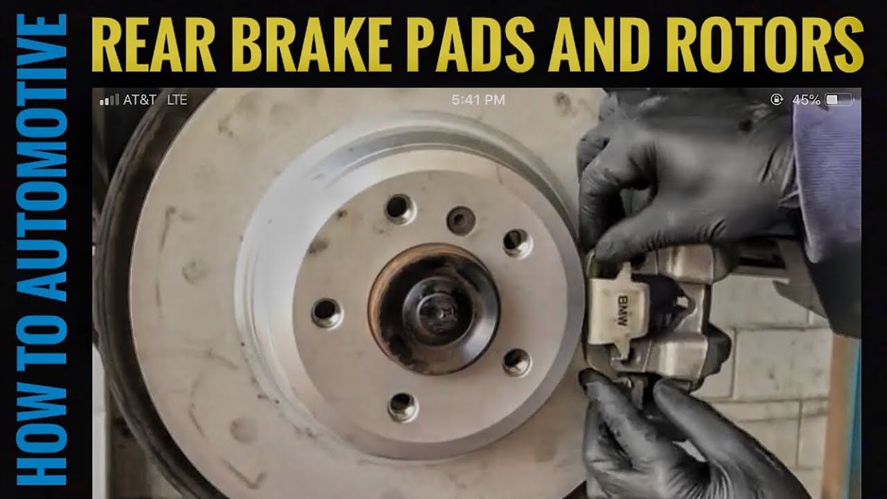 How To Replace The Rear Brake Pads, Rotors And Wear Sensor On A Bmw 435i