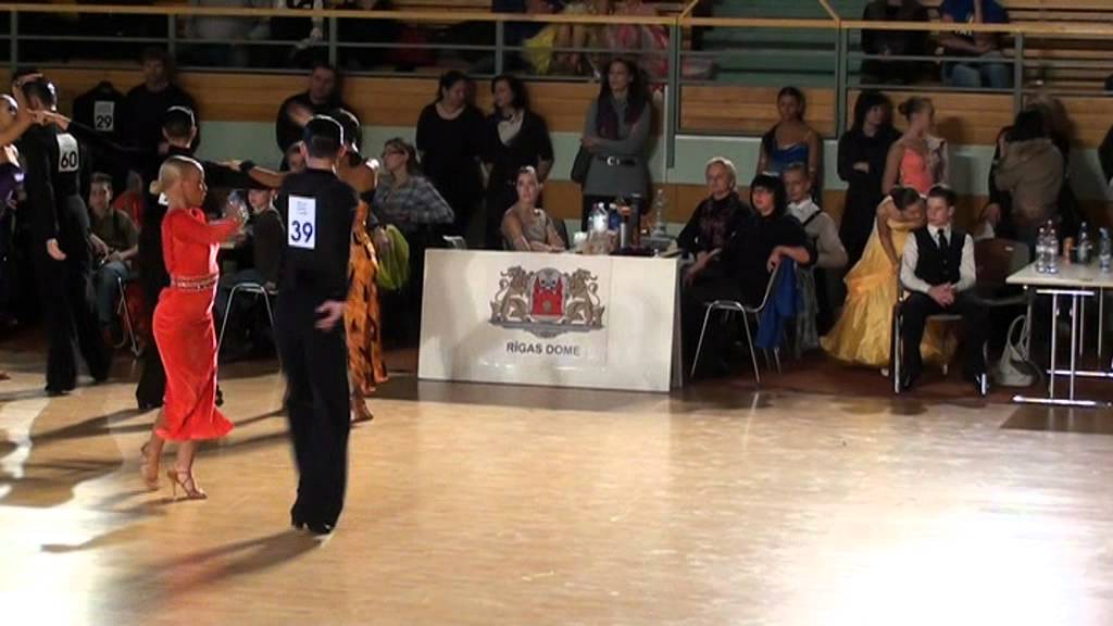 Latvia Open 2011 WDSF International Open LA Dmytro Yevtushenko - Olena Dudka 1.16fin chacha