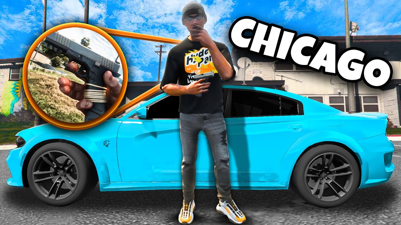 I spent 24 Hours ROBBING OPPS in CHICAGO in GTA 5 RP..