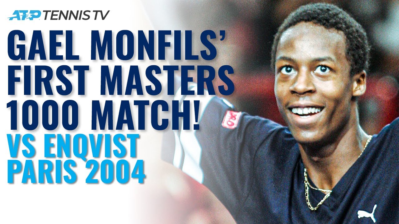 Gaël Monfils’ First Ever Masters 1000 Match vs Thomas Enqvist | Paris Masters 2004
