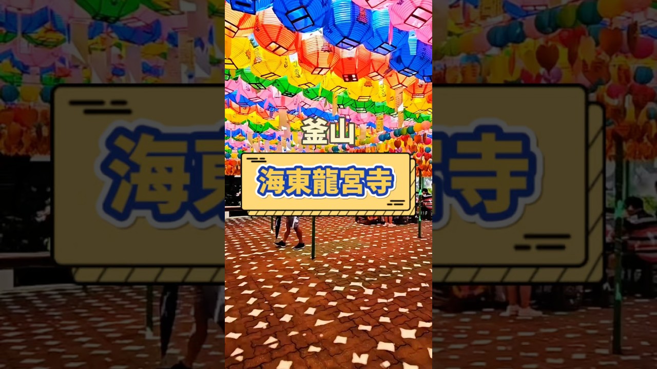 釜山海東龍宮寺，海景搭配佛寺的靜謐，美到不用加濾鏡，走走拍照超放鬆。