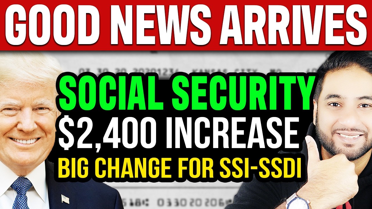 GOOD NEWS! Big Raise in Social Security SSI and SSDI Benefits | SSA Rolling Out Massive Change